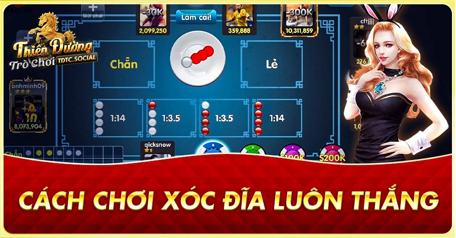 Cách chơi Xóc Đĩa luôn thắng