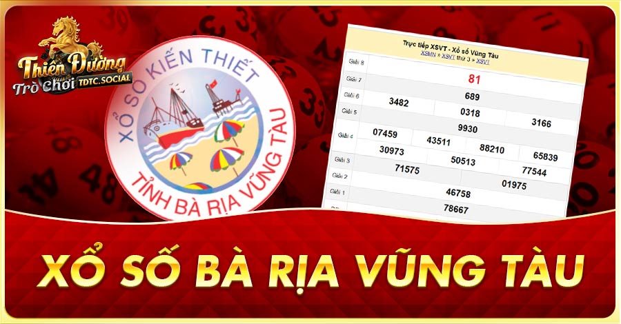 xổ số Bà Rịa Vũng Tàu