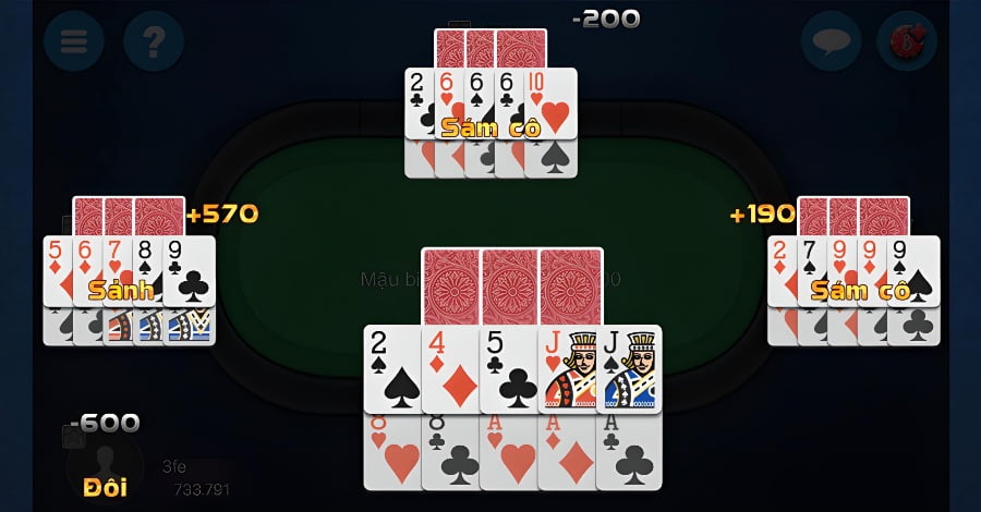 cách xếp bài mậu binh luôn thắng