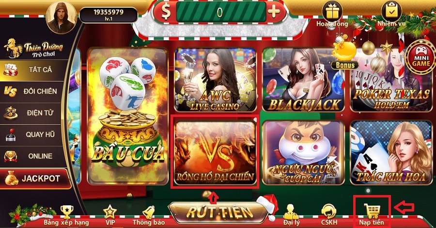 Nội dung luật chơi game Rồng Hổ cơ bản