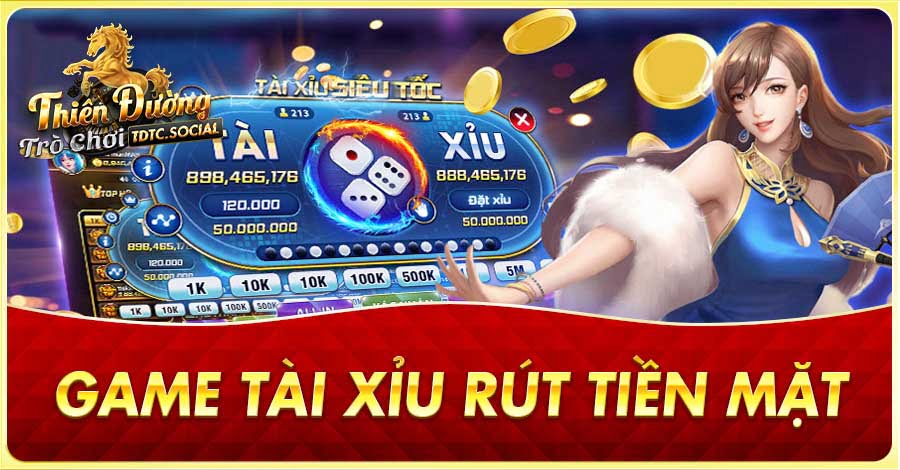 Cách chơi game Tài Xỉu rút tiền mặt