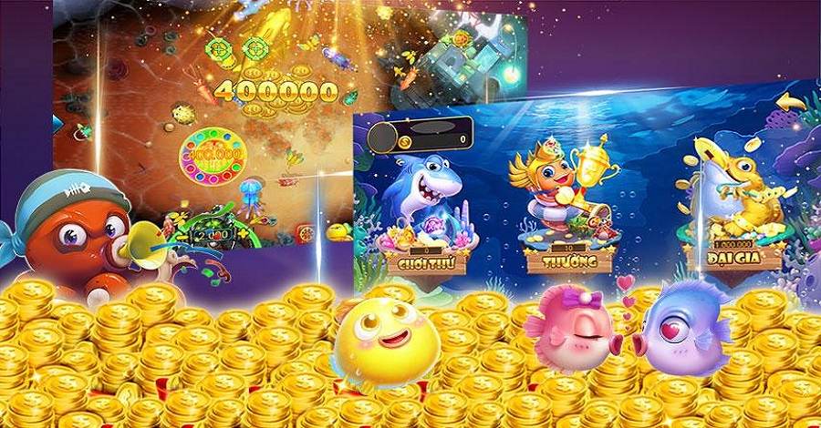 Game bắn cá Xèng đổi thưởng chia thành nhiều cấp độ