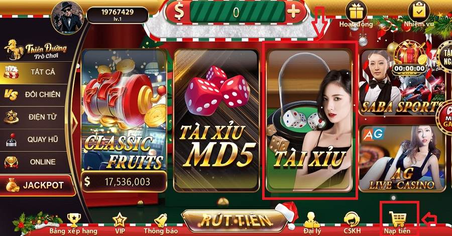 Hướng dẫn cách tham gia đánh Tài Xỉu tại TDTC