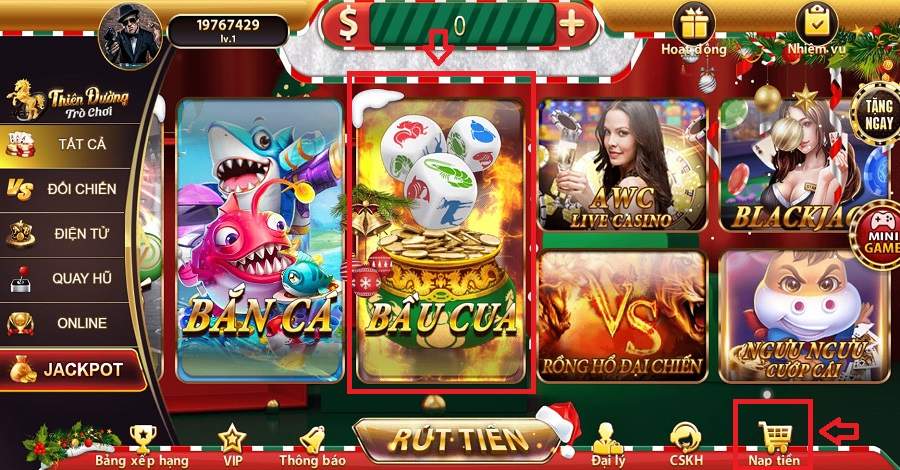 Nội dung các bước chơi Bầu Cua tại TDTC