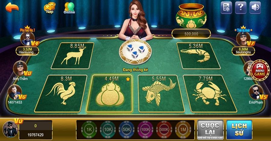 Thông tin về nội dung luật chơi game Bầu Cua